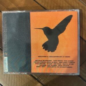 Orange and Black Bird Silhouette CD Case